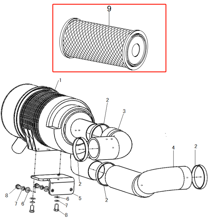 Forklift filters